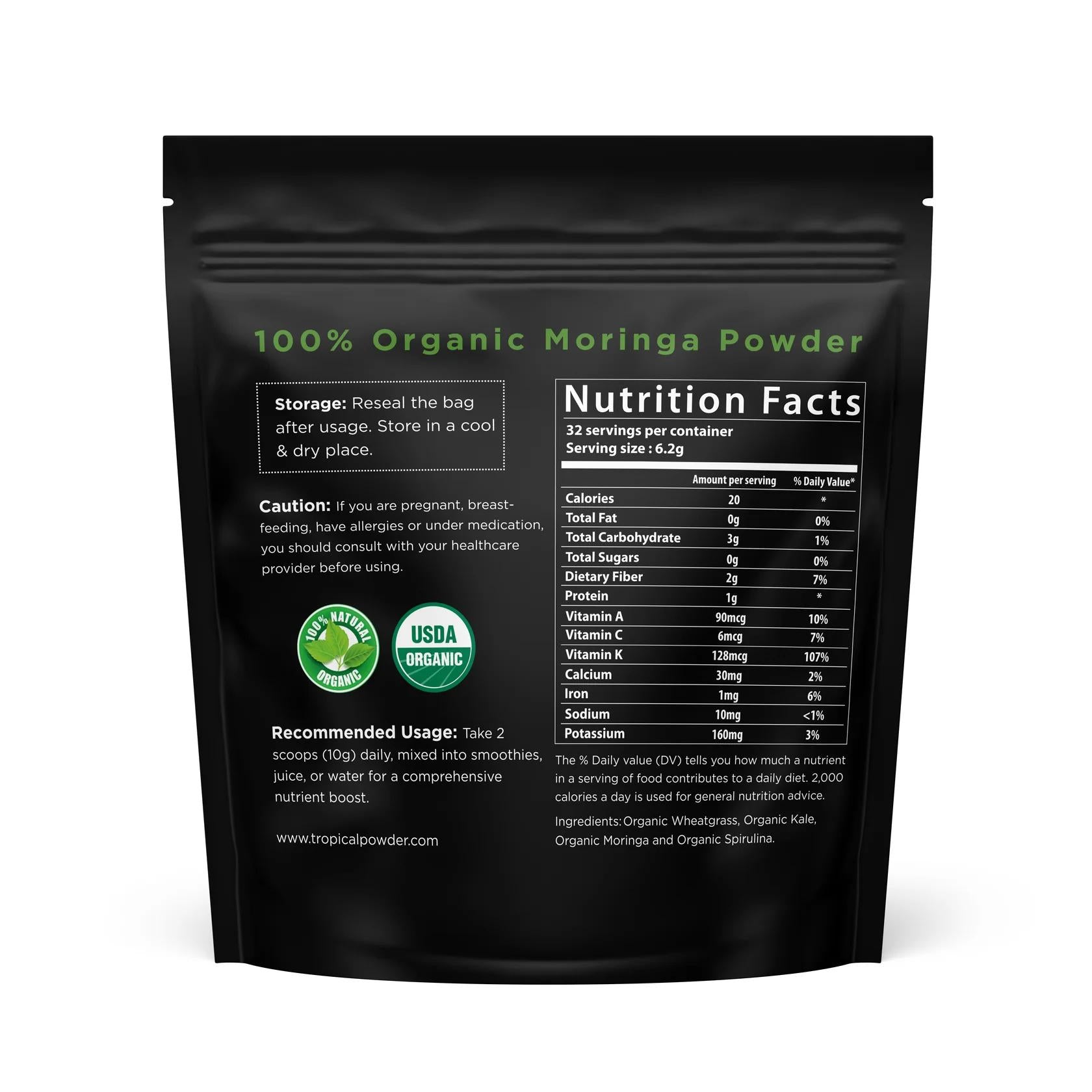 Tropical Organic Moringa Powder