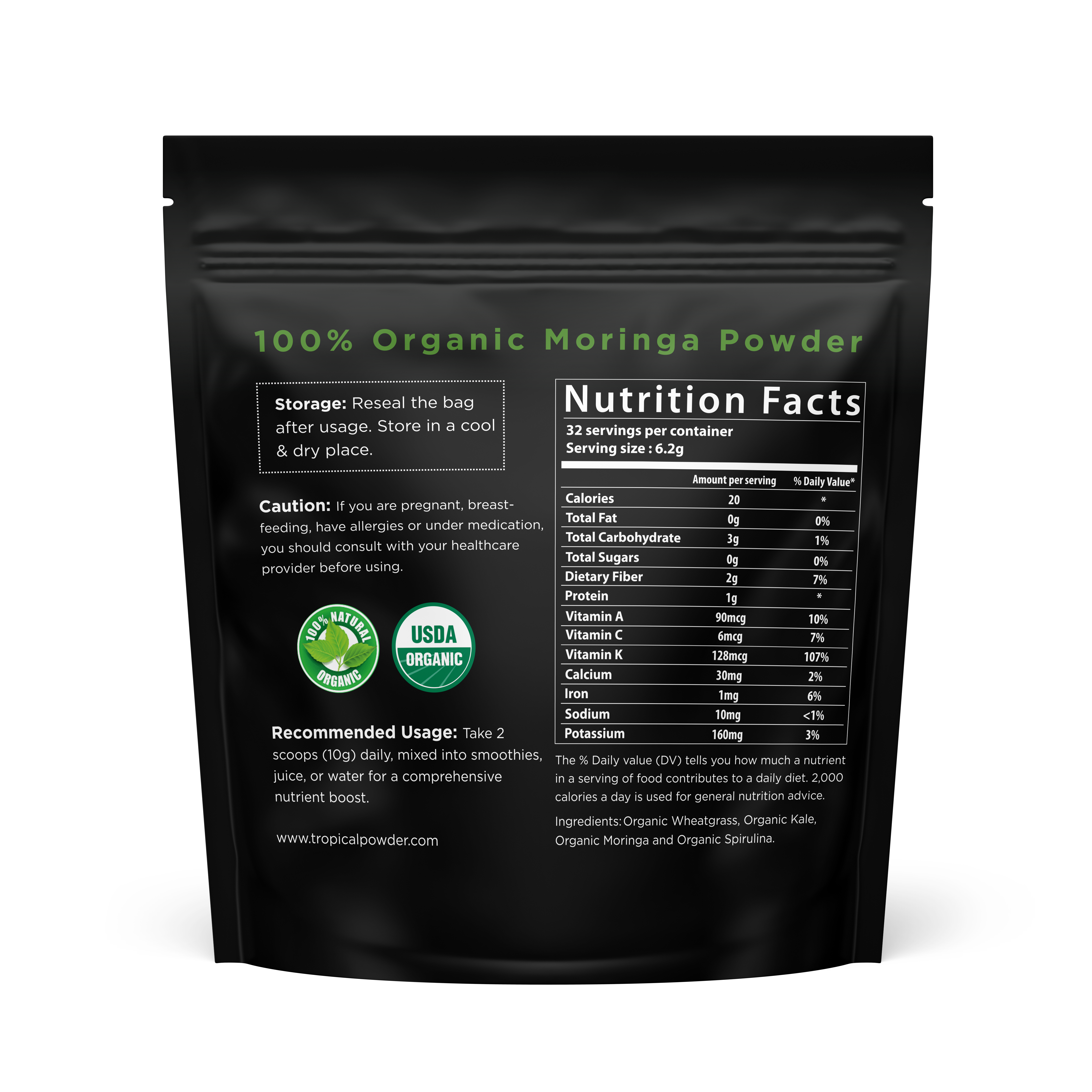 Organic Moringa Powder