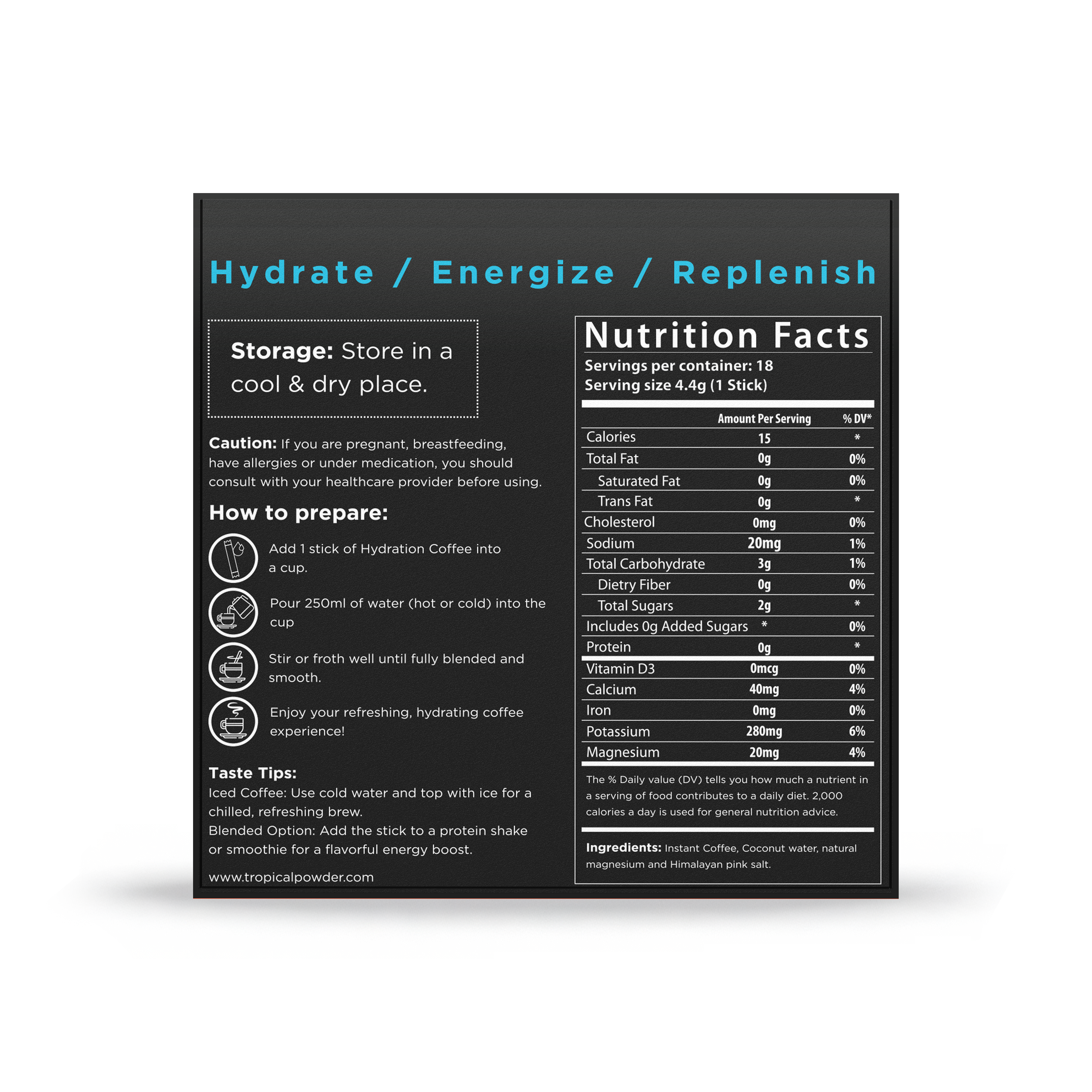 Hydration Coffee & Electrolytes