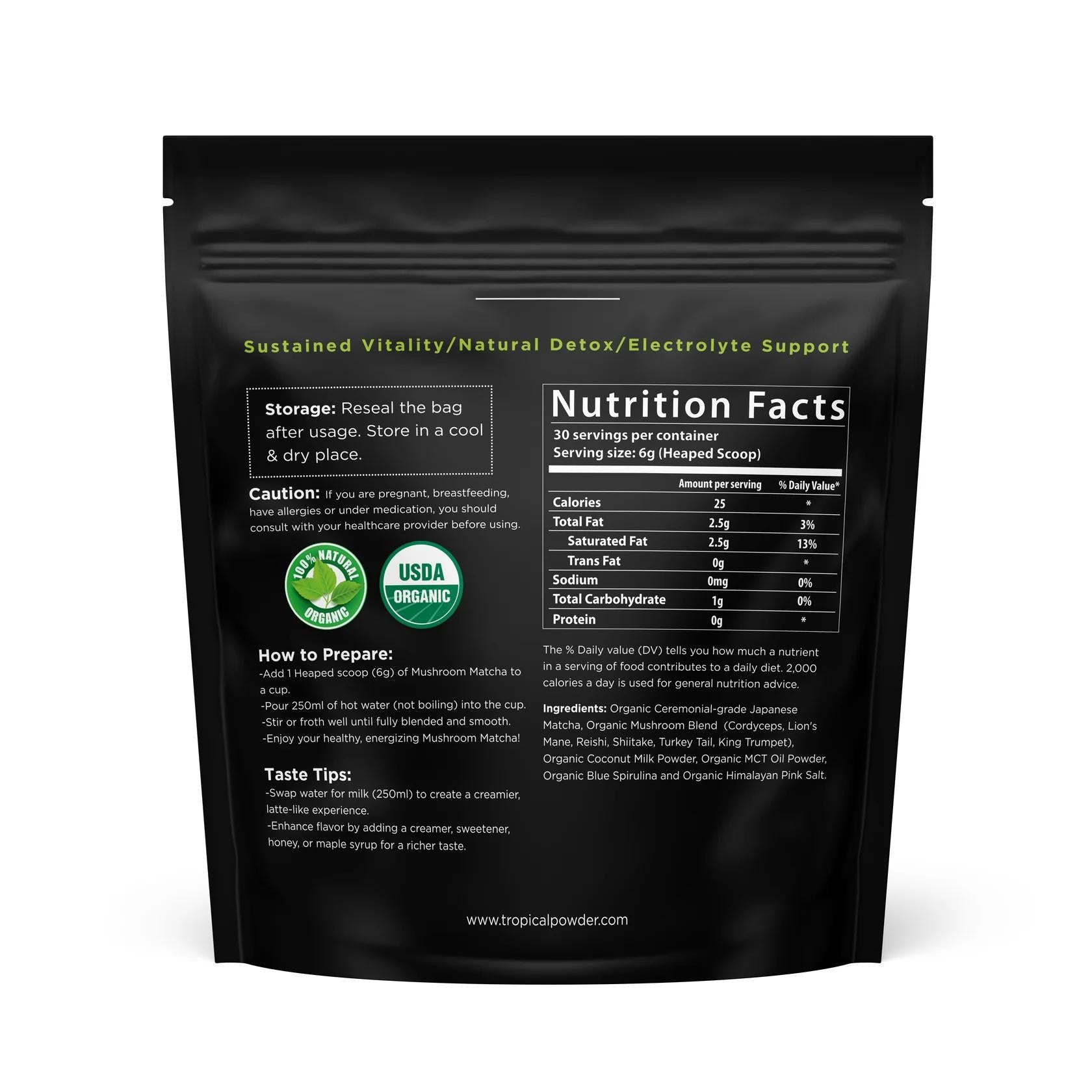 Tropical Mushroom Matcha