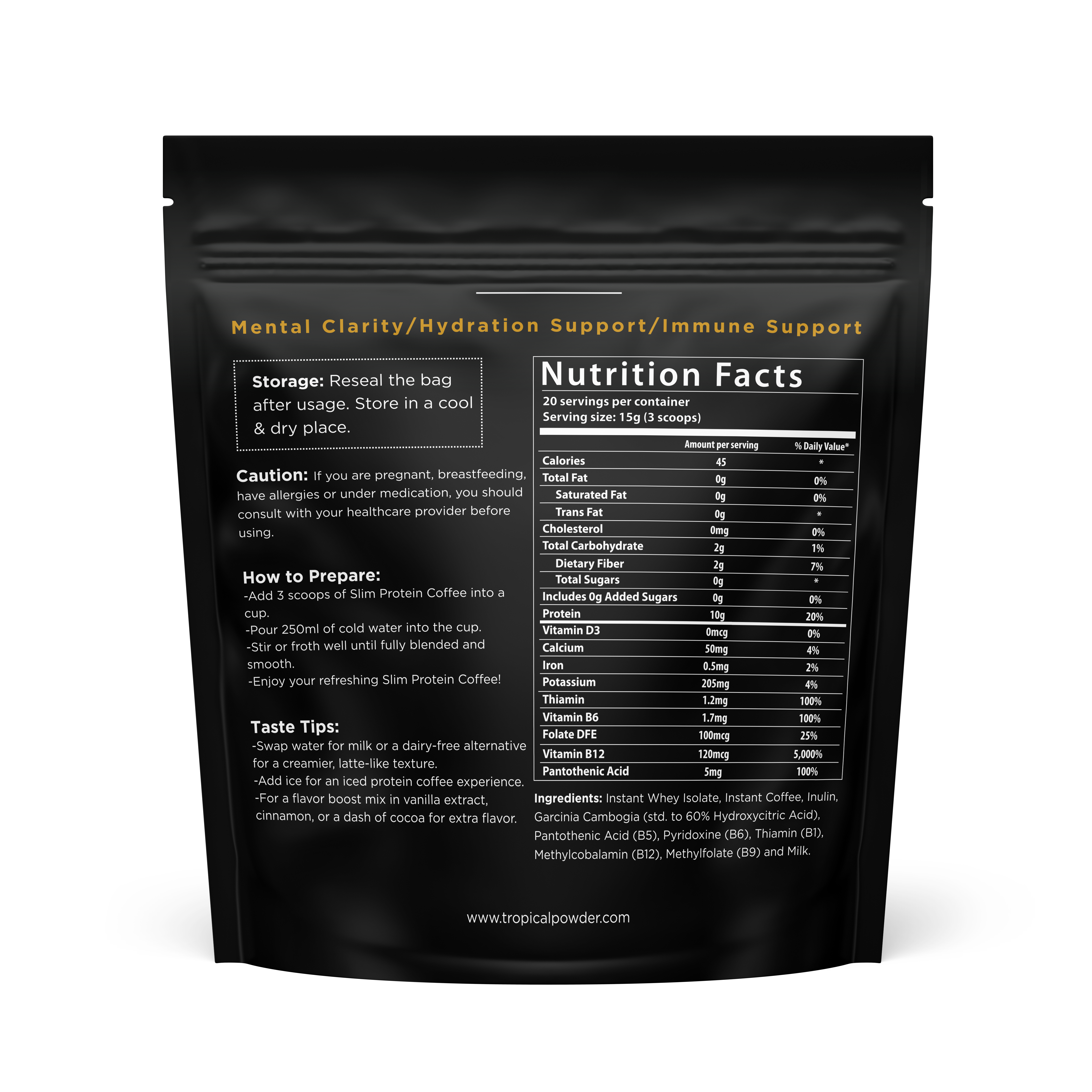 Protein Coffee Powder