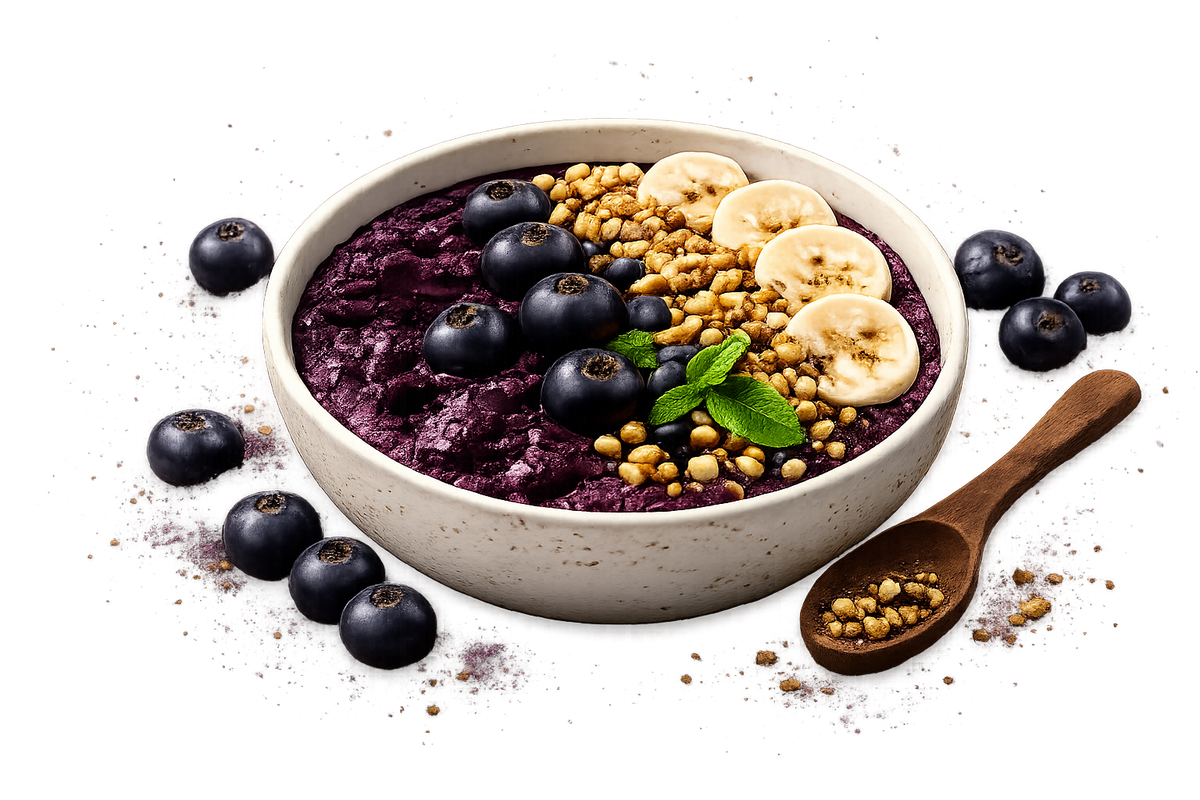 Acai bowl decoration