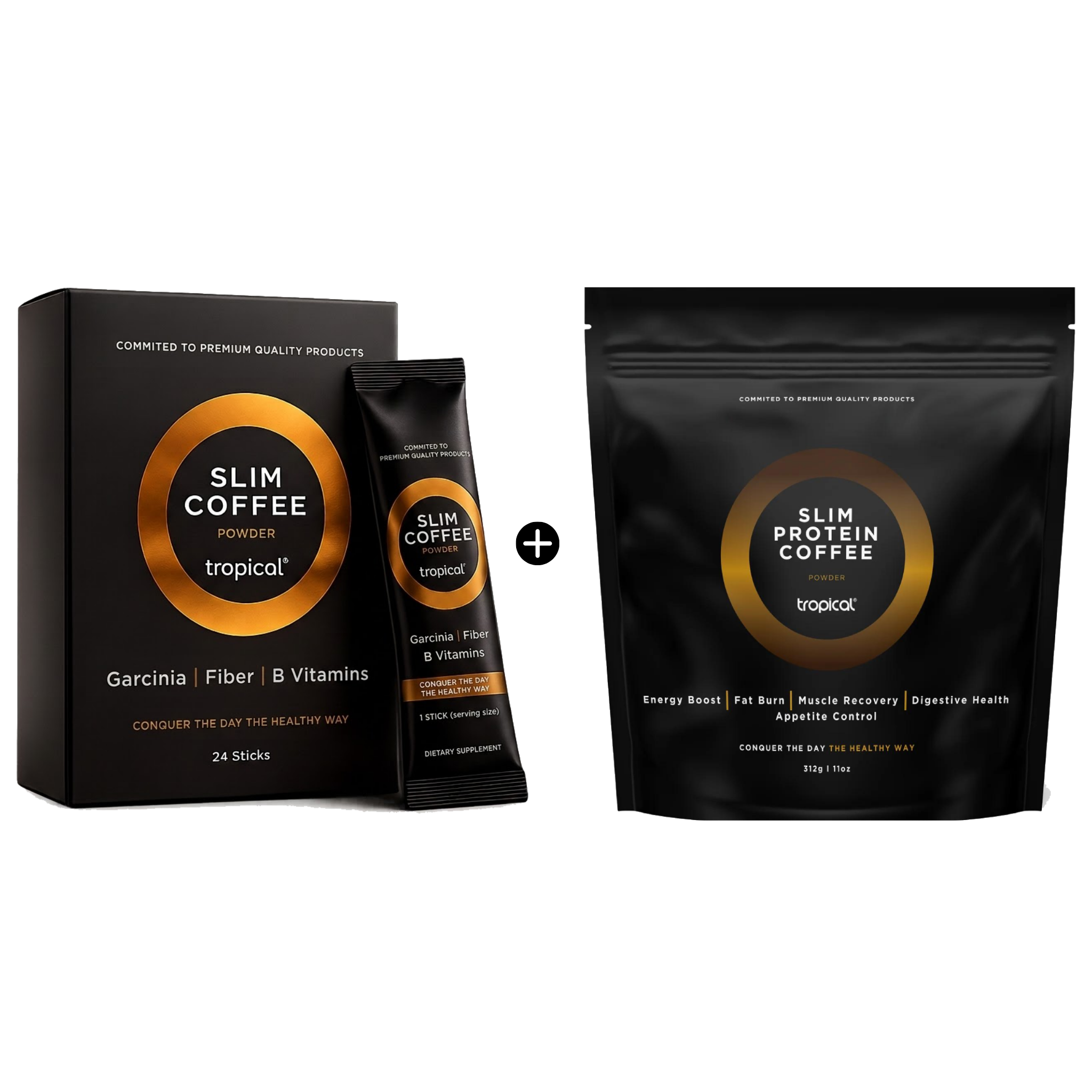 Weight management coffee bundle with added protein support.
