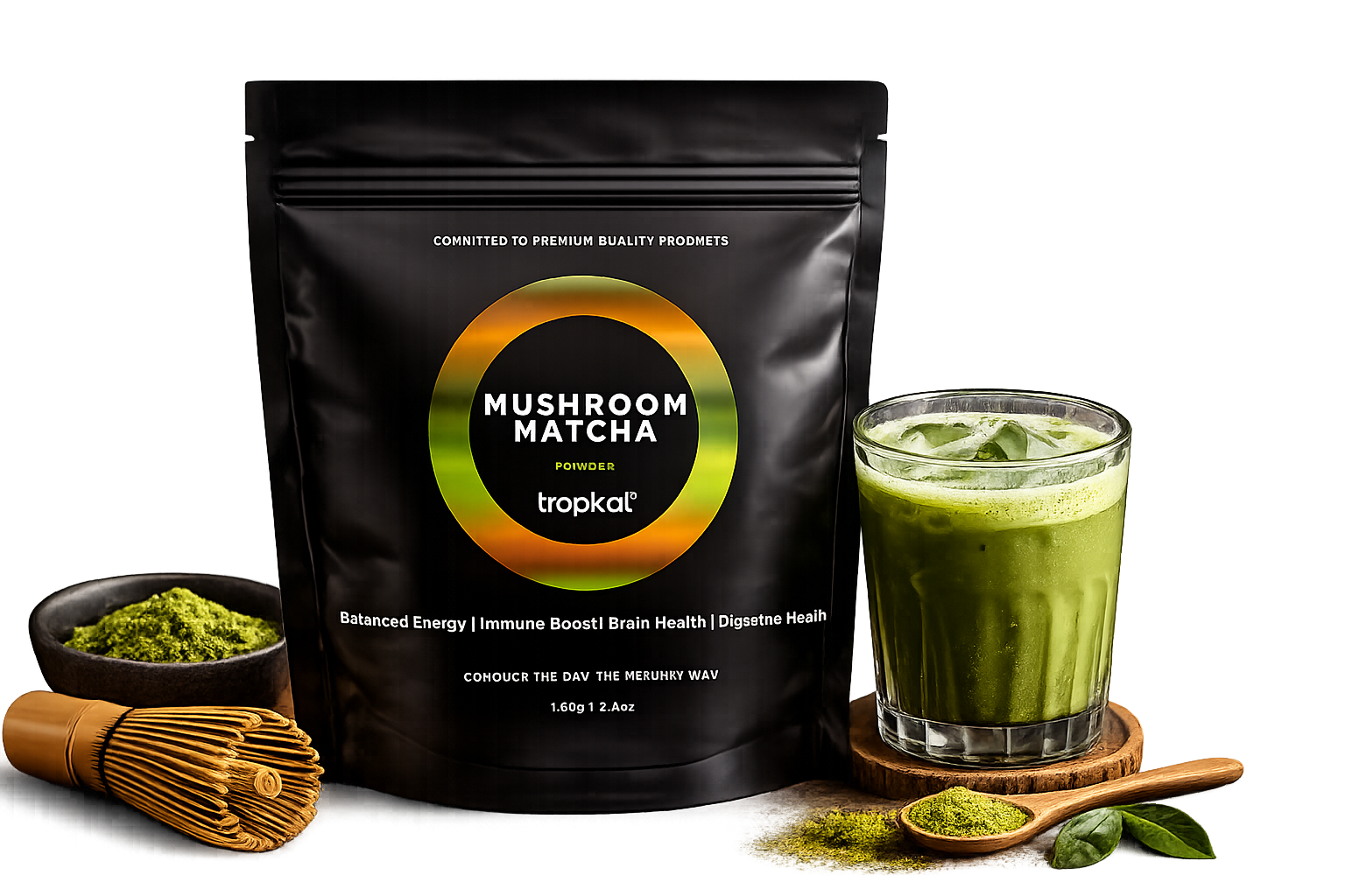 Tropical Mushroom Matcha