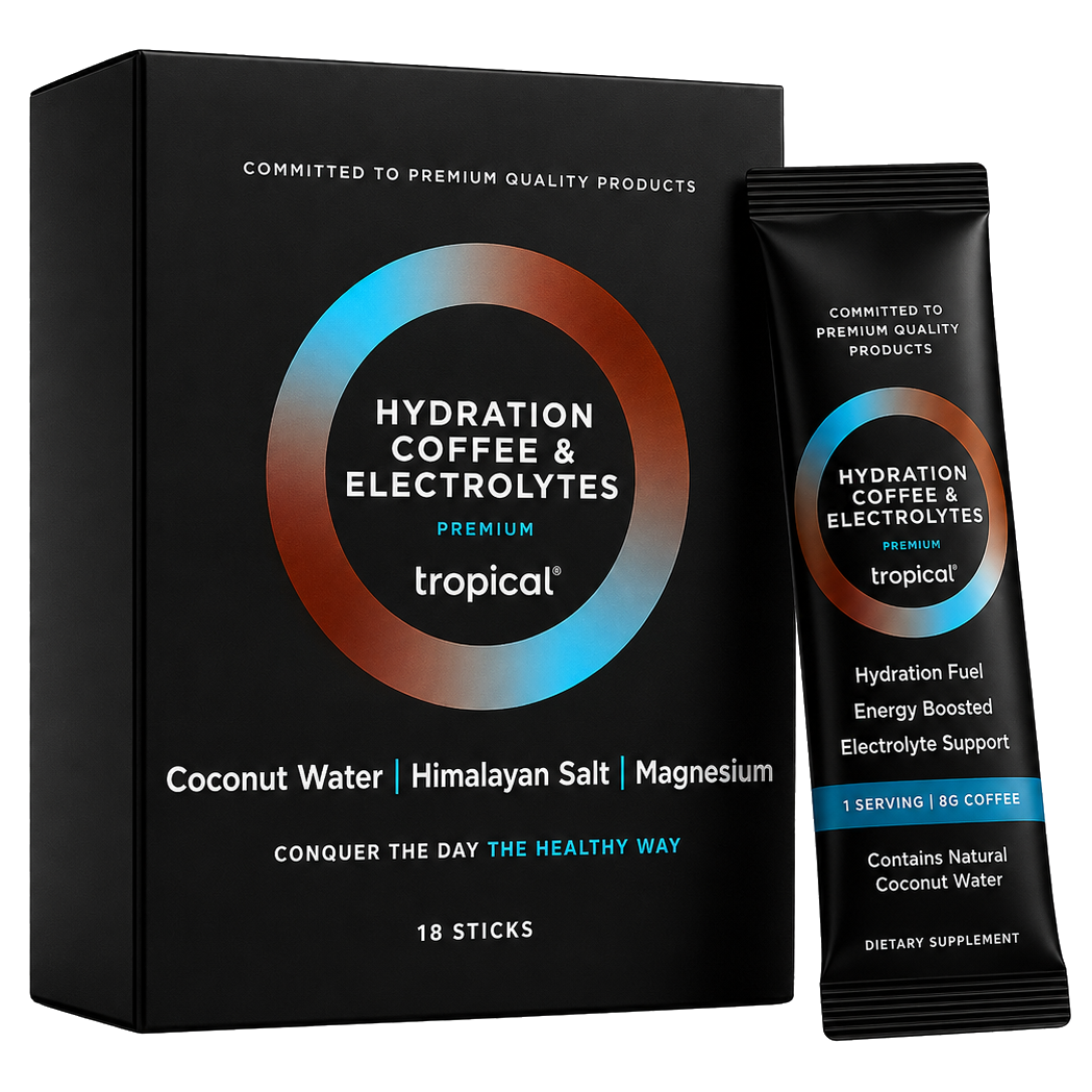 Tropical Hydration Coffee & Electrolytes 18 stickes